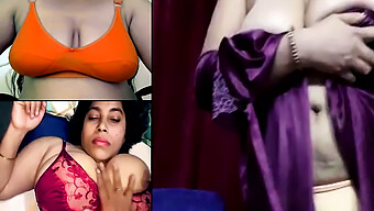 Bhabhi India Dewasa Dengan Payudara Besar Dan Puting Yang Keras Mengenakan Saree